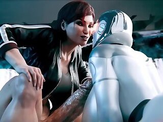 Futanari Cyber ​​Sex With Huge Tits - 3d Futa Animation Anal Sex With Cum Where Girl Have Orgasm