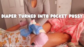 Wife Turns Your Diaper Into Pocket Pussy