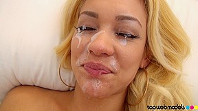 Mila Blaze in On My Chin, Not In My Eyes! - FacialsForever