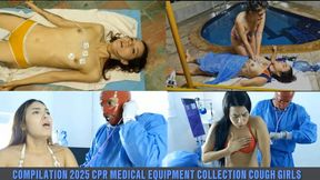 WMV COMPILATION 2025 CPR medical equipment moments collection scenes girls coughing