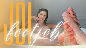 Footjob JOI