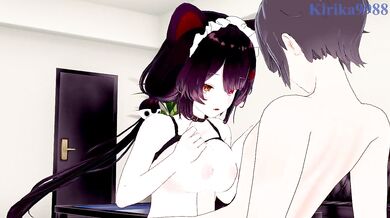 Inui Toko and I have intense sex in the bedroom. - Nijisanji VTuber Hentai