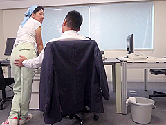 04H0523-Sexually harassing the cleaning lady in the office alone and having her suck the cock