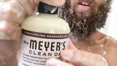 Sexy nude hairy shower time Mount Men Rock Mercury