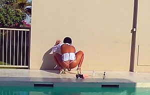 Tanned cd teasing