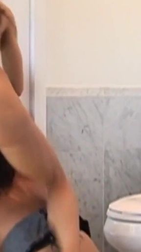 These Two Lesbian Bitches Are Using the Toilet Improperly by Fisting and Fingering Into Butthole