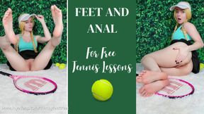 Feet and Anal for Free Tennis Lessons