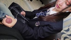 Raw Sex with a Game-loving Twin-tailed Girl in Uniform