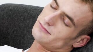 Hungry For Hung" - Big Dick Threesome with Small-Titted Blonde Babe Jenni Ferreira & Huge Dicks!