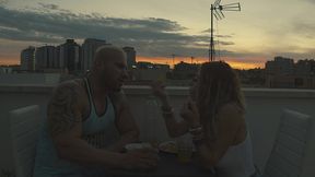 threesome with transgender woman, and both men ejaculate on the colombian woman s face