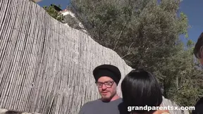 Mature mom and grandma please young men in a hot foursome swap