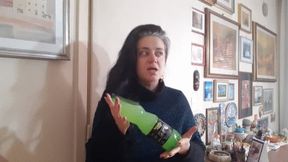 THE LADY IS A BURPER !