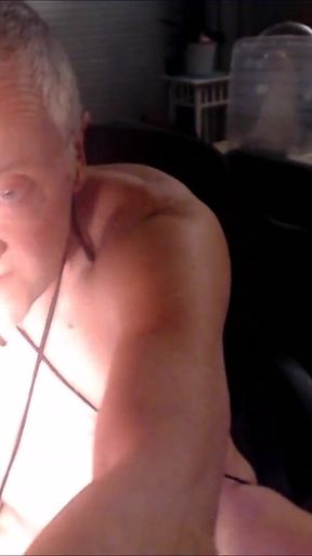 Exhibitionist Grandpa Daddy Bondage Slowmotion Webcam Random Cumshot