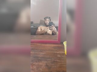 BBC cumming in mirror