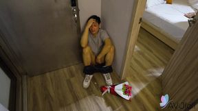 Stacy, the sexy Taiwanese lady with large breasts, enjoyed a steamy encounter