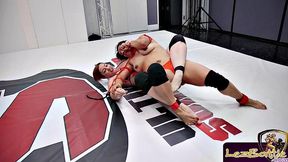 Strapon lesbians scissoring