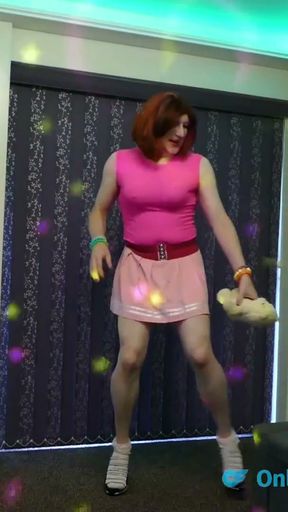 Silly Sissy Barbie Girl Dance - LucyEssexCD   Clip 1