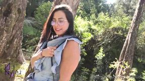 Latina Slut Gets Plowed in Woods POV