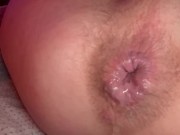 Used cumhole leaking