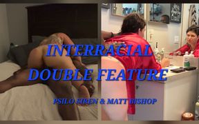 PAWG MILF Interracial Double Feature - Real Couple Two Scenes Two Creampies