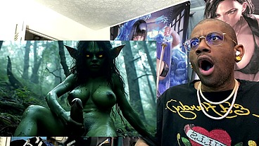 Delicious Big Breast Short Stack Cum Shooting Goblins Getting Their Wet Cocks Fucked And Deepthroated, AI Generated