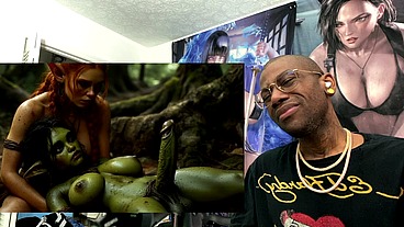 Delicious Big Breast Short Stack Cum Shooting Goblins Getting Their Wet Cocks Fucked And Deepthroated, AI Generated