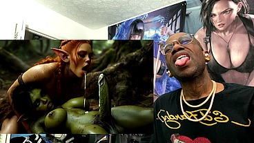 Delicious Big Breast Short Stack Cum Shooting Goblins Getting Their Wet Cocks Fucked And Deepthroated, AI Generated