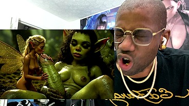 Delicious Big Breast Short Stack Cum Shooting Goblins Getting Their Wet Cocks Fucked And Deepthroated, AI Generated