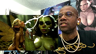 Delicious Big Breast Short Stack Cum Shooting Goblins Getting Their Wet Cocks Fucked And Deepthroated, AI Generated