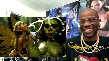 Delicious Big Breast Short Stack Cum Shooting Goblins Getting Their Wet Cocks Fucked And Deepthroated, AI Generated