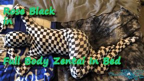 Full Body Zentai In Bed