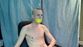 Bound in Chair While Gagged