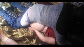 I Love That Light Blue Thong and Putting It on Four