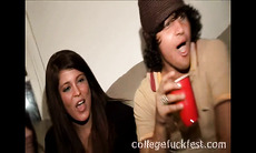Frat House Blonde Hot Blowjob and Fucking Hardcore