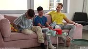 Exciting Foursome Blowjob With Landon Slater And Nico Alessi