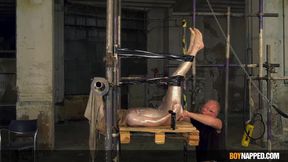 Bound twink Avery Munroe dominated by daddy Sebastian Kane