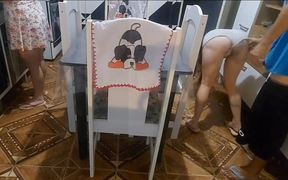 Stepbrother Fucks Stepsister While Stepmom Washes Crazy