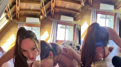 Brunette Milf Verified Amateur Cock Sucking With Hot Kissing And Ear Licking