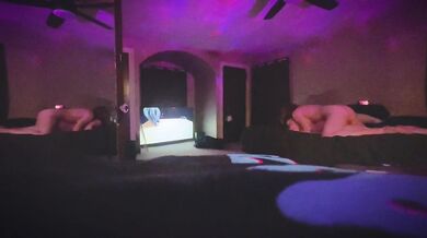 Wifey gets nuru massage then gets fucked hard by her soft dom trans lover