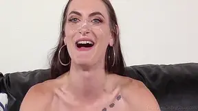 Cute Brunette Anally Rammed And Facialized In Porn Casting