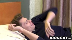 Sexy looking jock JD and Michael craves for some fresh cum