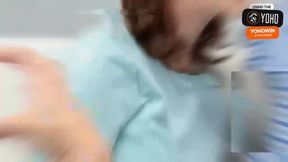 Blonde teen plays roleplay with her fake boss