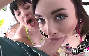 Beautiful peach shows monster booty and gets asshole fu