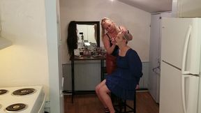 roommate feminizes guy for girls night out