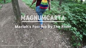 "Mariah's Footjob By The River"- Full video