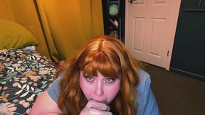 BBW nurse deep throats your cock