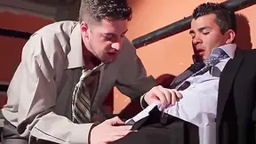 Suited Office Hunk Pounds Latin Colleagues Tight Ass