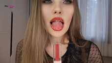 Lipstick te  and Mouth worship