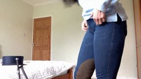 Caught Perving At My Denim Jodhpurs At The Yard