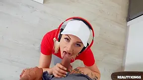 Young Blond Angelo Sucks A Dick And Listen To Music At The Same Time - Ennio Guardi And Marilyn Sugar